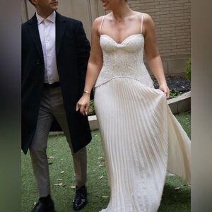 Fashion Nova Women's Cream Maxi Dress